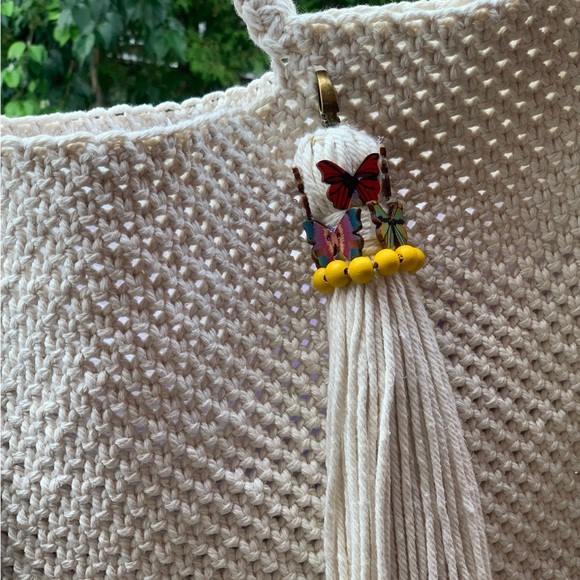 ▫️Handmade Macrame Fringes Bag▫️ - Picture 11 of 12